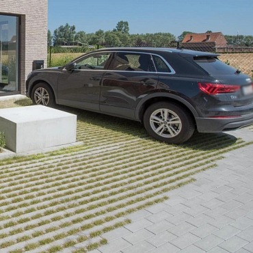 Aqua Brick gesloten 10x30x8cm Grijs