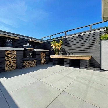 Globe L afdekker 60x30x7.5cm Antraciet