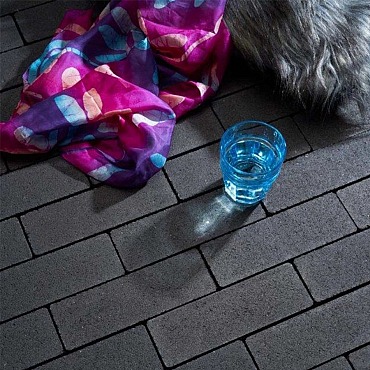 Sierbetonklinkers Lyon Dikformaat 21x7x8cm Antraciet