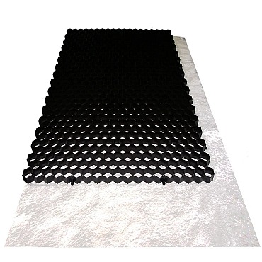 Trudigravel 120x80x3cm Zwart Grindmat