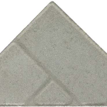 Bisschopsmuts Grijs 8cm MOBO