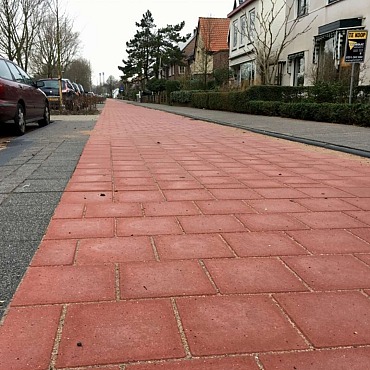 Betontegel Rood 15x30x4.5cm