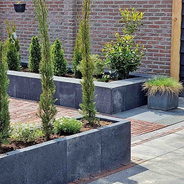 U-Element Hoek Zwart 40x40x50cm