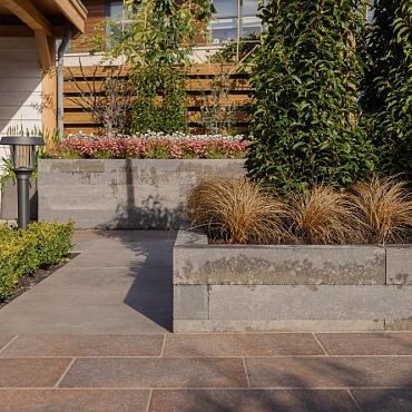 Forto Walling 60x10x10cm Grijs-Zwart