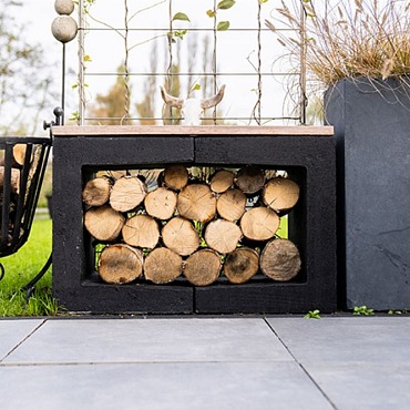 U-Element Zwart 15x20x30cm