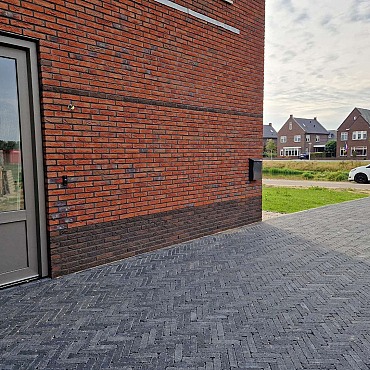 Stonique Trommel waalformaat 7 cm antraciet