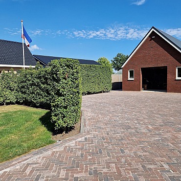 Stonique trommel dikformaat 6 cm oud emmen