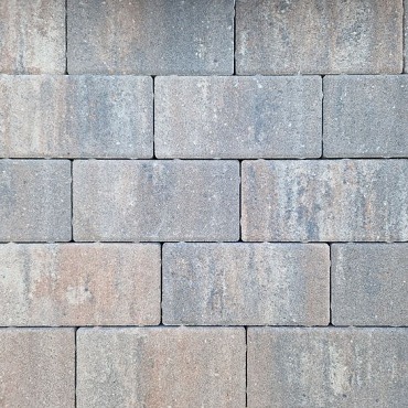 Design brick 8 cm Tricolore mini facet komo