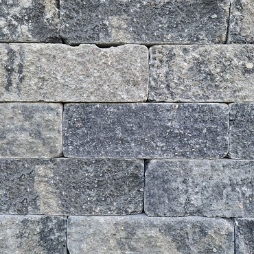 Splitrock trommel 32x13x11 cm 2,0 grijs-zwart