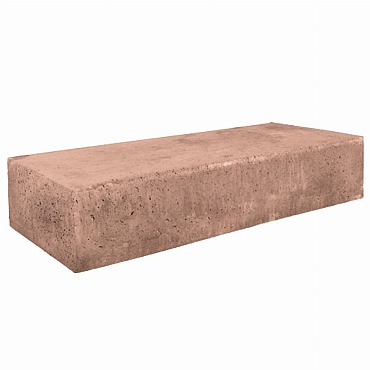 Oud Hollandse Traptrede massief Roodbruin 100x40x20cm