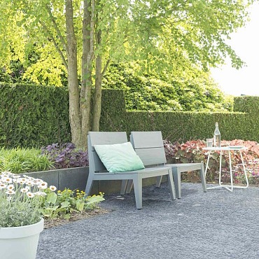 L-element 60x40x34cm Grijs