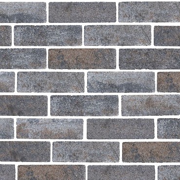 Eco Bricks Maeslant 21x7x8cm Bruin/Zwart