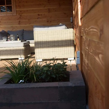 Wallblock New 12x12x60cm Brons