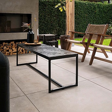 Keramische Tuintegel Aurora 60x60x3cm Mist