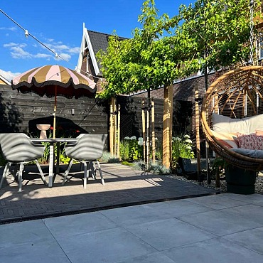 Keramische Tuintegel Sky 60x60x3cm Light