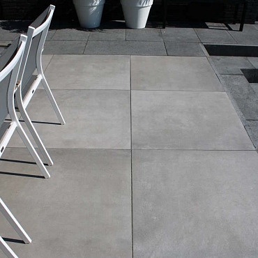 Keramische Tuintegel Aurora 90x90x3cm Snow