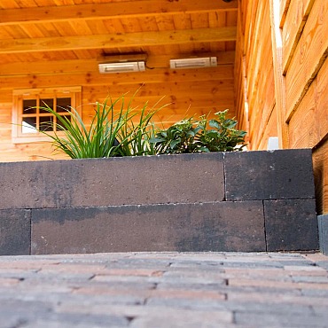 Wallblock New 12x12x60cm Brons