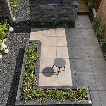 Keramische Tuintegel Sky 60x60x3cm Grey (zo lang de voorraad strekt)