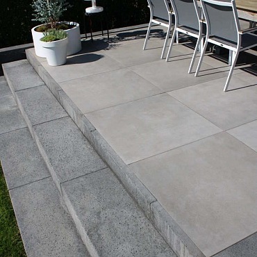 Keramische Tuintegel Aurora 90x90x3cm Snow