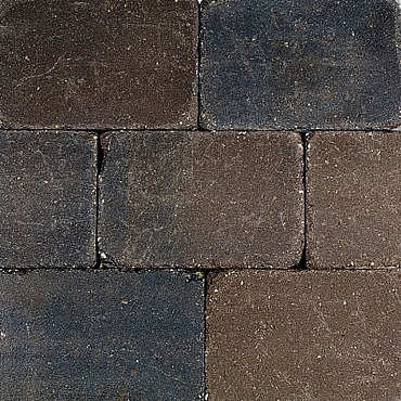 Pebblestones Marazion Bruin-Zwart 15x20x6cm