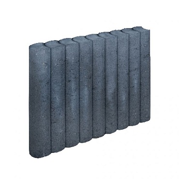 Rondo Palissadeband Zwart 8x50x50cm