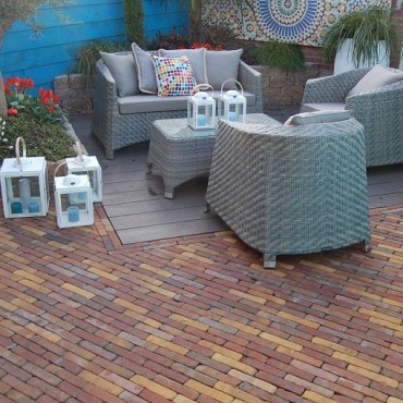 Art Bricks Waalformaat 5x20x6cm Ruijsdael geel/bruin