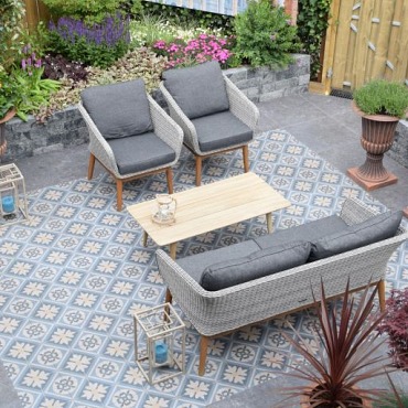 Designo 60x60x3cm Mosaic Blue