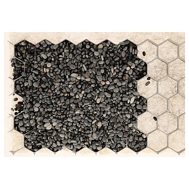 Beach Pebbles Antraciet 5-8 mm MB (0,5m3 900kg)