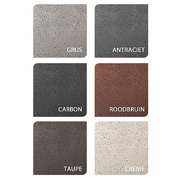 Oud Hollandse tegel Carbon 40x40x7cm