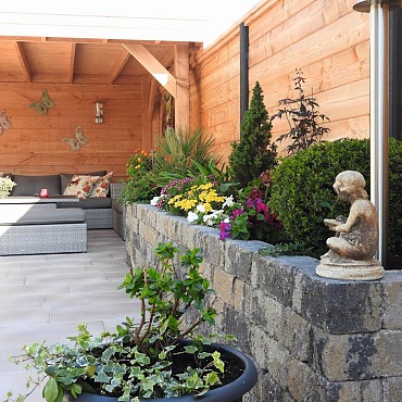 Splitrock trommel 32x13x11 cm 2,0 Musselkalk