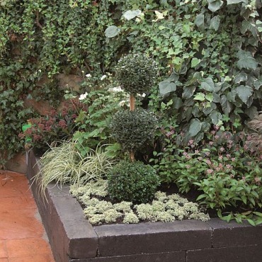 Tegula Palissaden Zwart 11x14x60cm