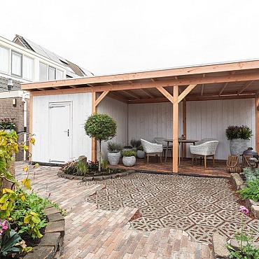 Eco Bricks Volkerak 21x7x8cm Beige/Bruin/Grijs