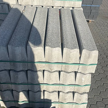 Trottoirbanden, 13/15x25x100 cm, 2e keus
