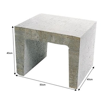 U-Element 40x40x50 Grijs