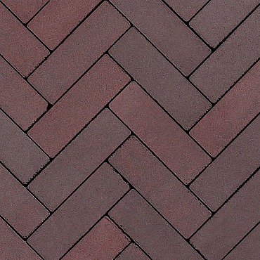 Sierbetonklinkers Lyon Dikformaat 21x7x8cm Rood - Bruin Genuanceerd