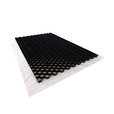 Grindmat 120x80x3cm zwart