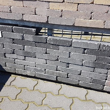 Abbeystones 20x5x7cm Nero met deklaag