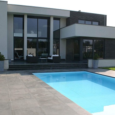 Spotted Bluestone Met Facet 60x60x3cm Kalksteen Grijs