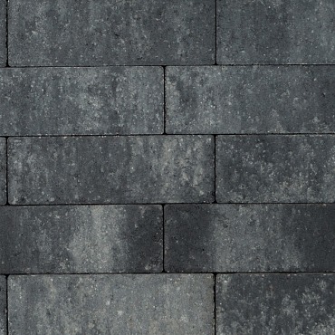 Longstone Opritsteen 7 cm Grijs/Zwart