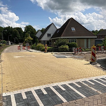 Betonstraatsteen 8 cm geel komo
