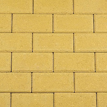 Betonstraatsteen 8 cm geel machinaal pakket komo