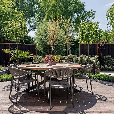 Hollandse Streken Waalformaat 5x20x6cm fries zwart/bruin