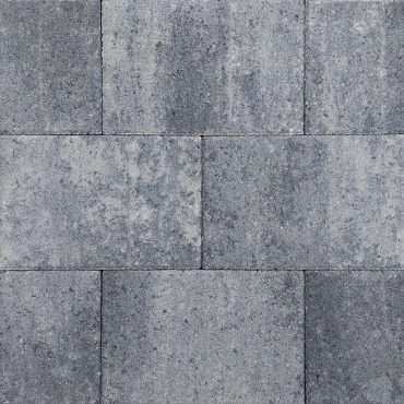 Straksteen 20x30x6 cm Grijs/Zwart