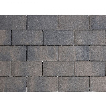 Design Brick 8 cm Dark Sepia Mini Facet Komo