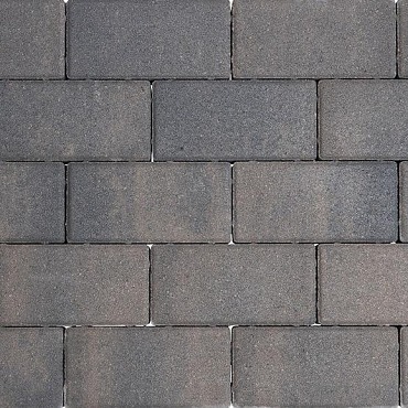 Patio Brick 8 cm Dark Sepia Mini Facet Komo
