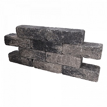 Catrock Getrommeld 31x11,5x10cm Grijs-Zwart