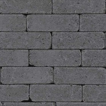 Stonique trommel longstone 7 cm antraciet