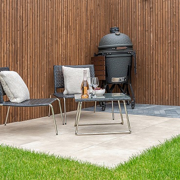 Kera Twice 60x60x4,8 cm Fiammato Taupe