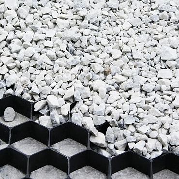 Trudigravel 120x80x3cm wit grindmat