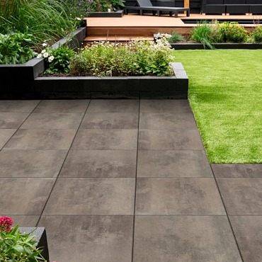 Serenio 60x60x4cm Midden Grijs nuance